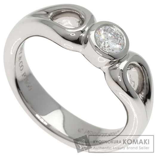 TIFFANY&Co.   Ring Double teardrop Diamond Platinum PT950 Ladies