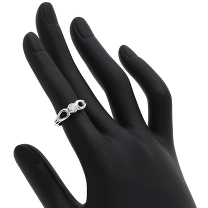 TIFFANY&Co.   Ring Double teardrop Diamond Platinum PT950 Ladies