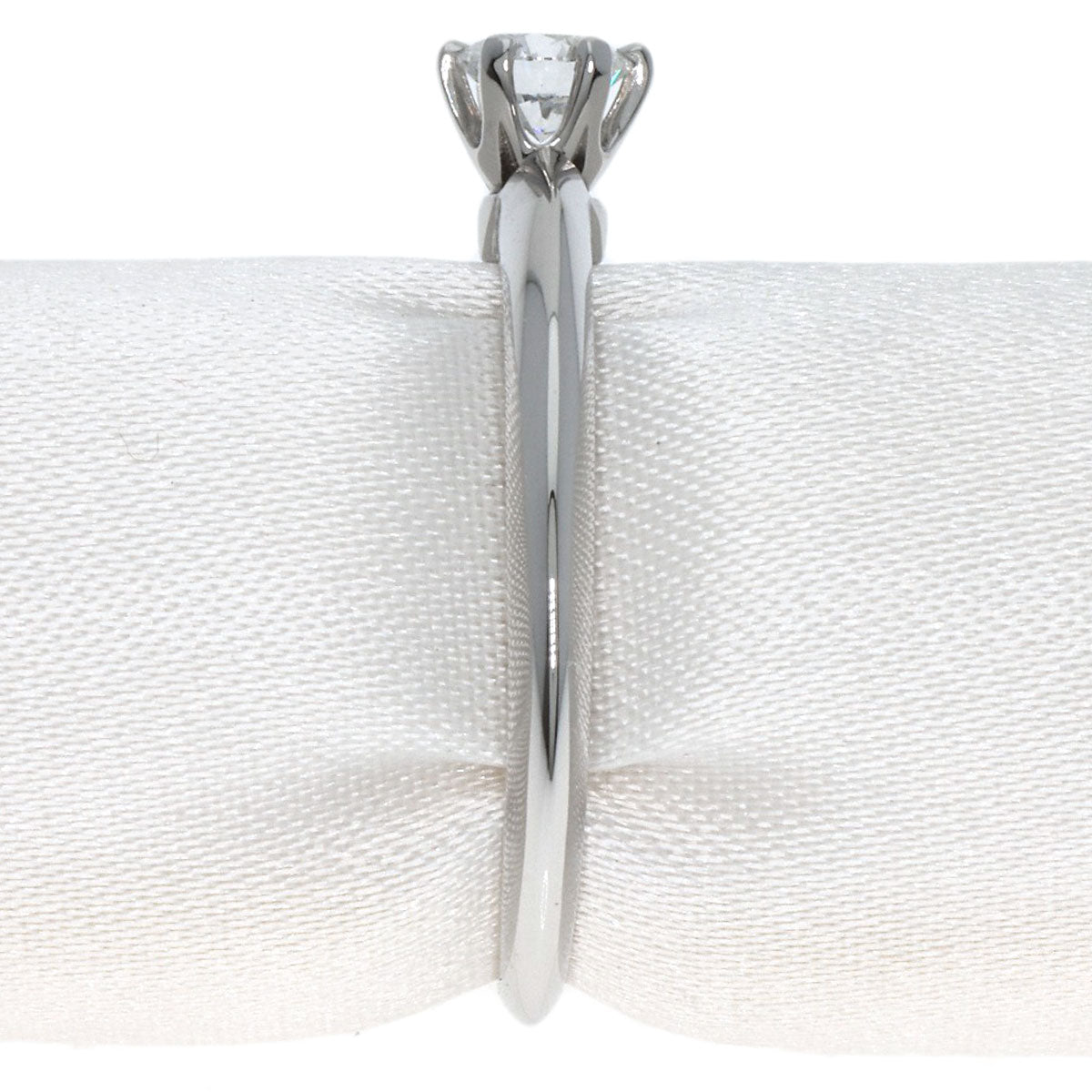 TIFFANY&Co. Solitaire Diamond Ring Platinum PT950 Ladies [Used]