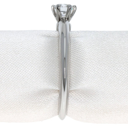 TIFFANY&Co. Solitaire Diamond Ring Platinum PT950 Ladies [Used]