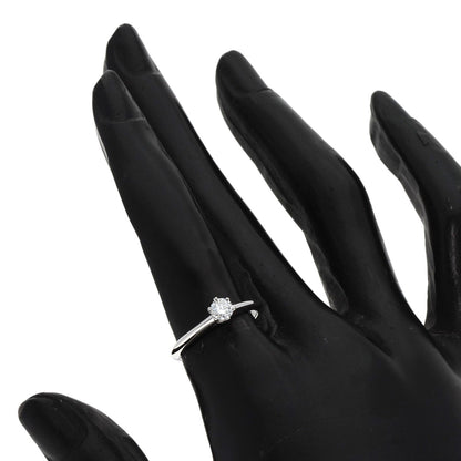 TIFFANY&Co. Solitaire Diamond Ring Platinum PT950 Ladies [Used]