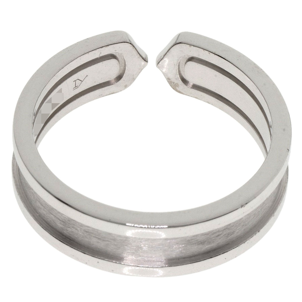 CARTIER   Ring C2 Ring SM #62 K18 White Gold Ladies