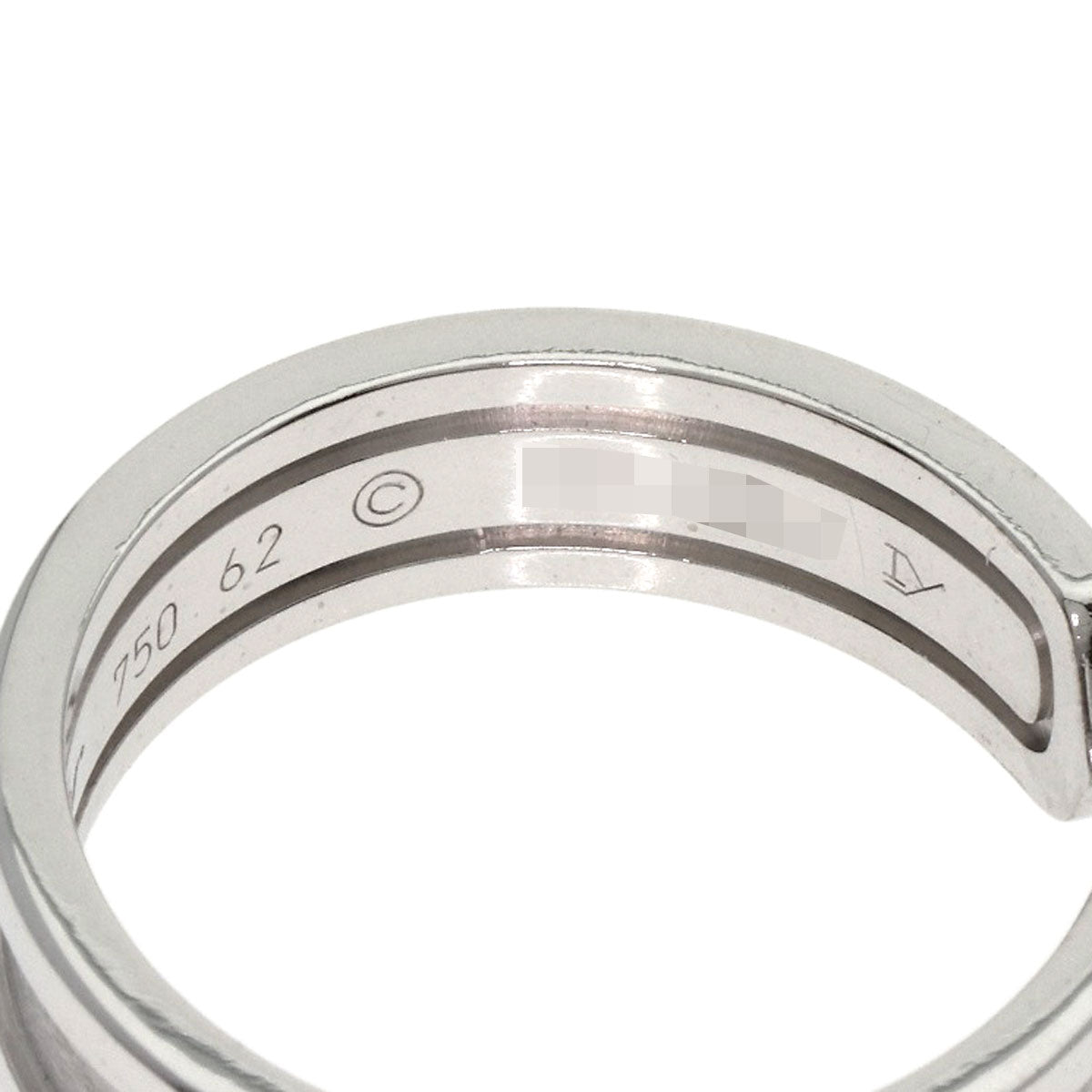 CARTIER   Ring C2 Ring SM #62 K18 White Gold Ladies