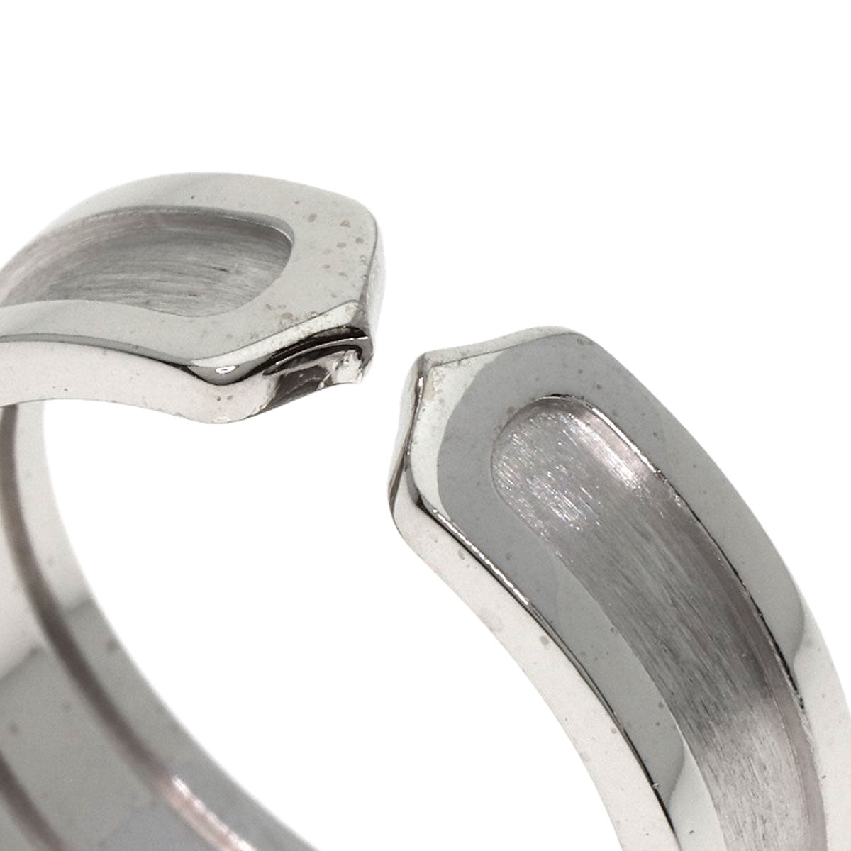 CARTIER   Ring C2 Ring SM #62 K18 White Gold Ladies
