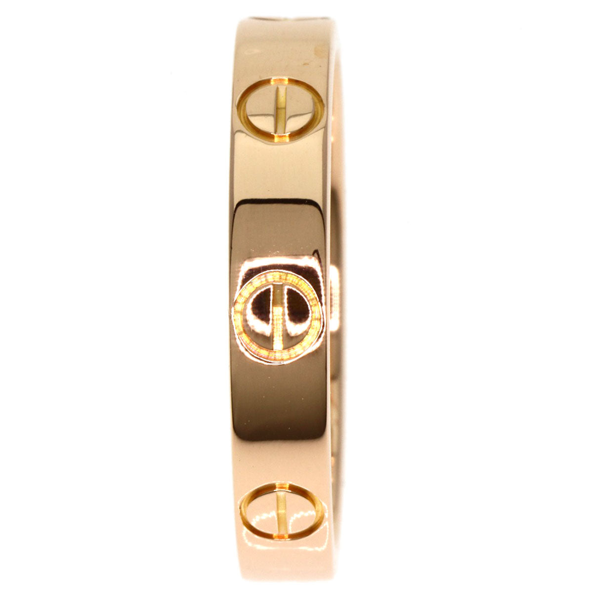 CARTIER   Ring mini love ring #52 K18 Pink Gold Ladies