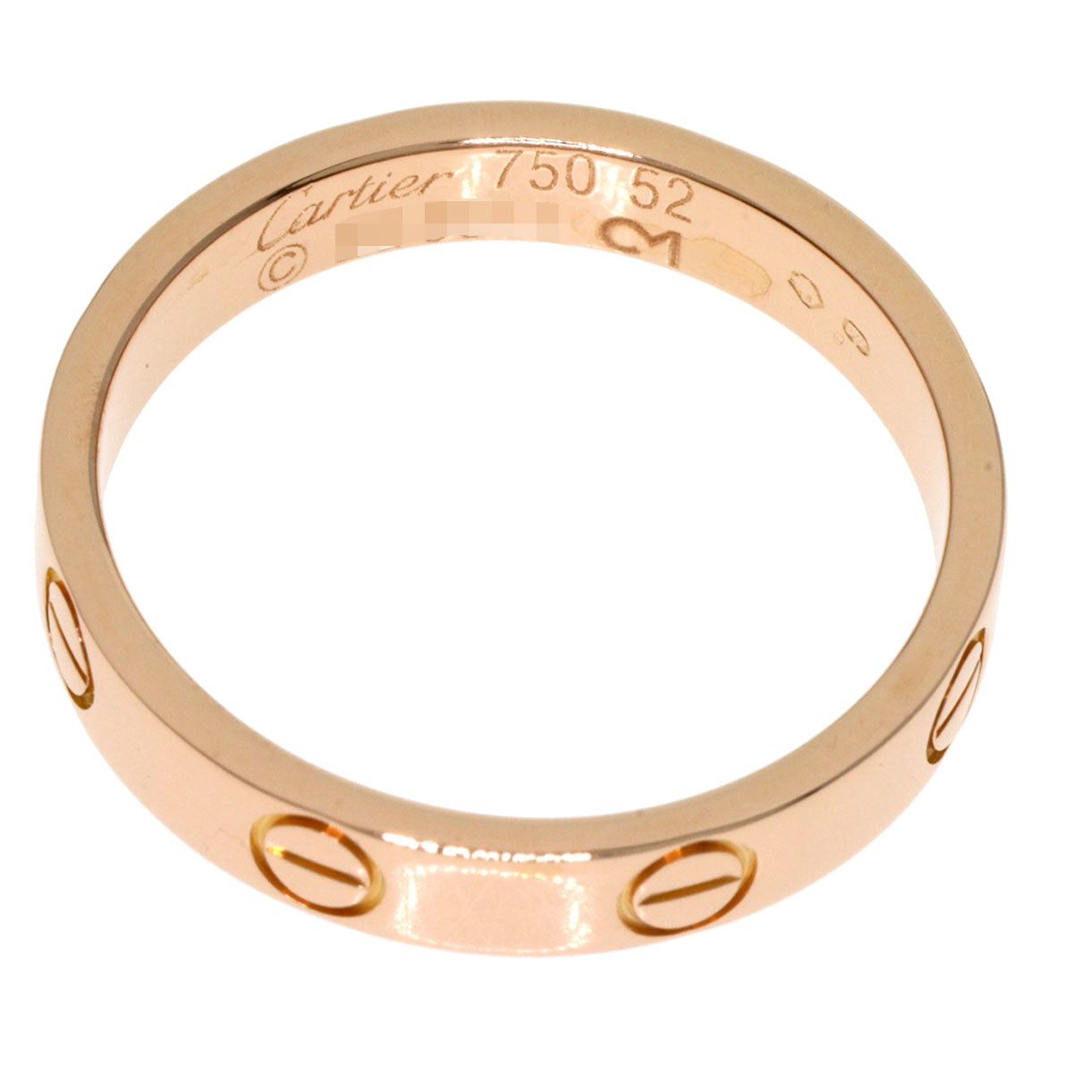 CARTIER   Ring mini love ring #52 K18 Pink Gold Ladies