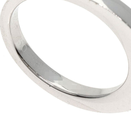 CARTIER   Ring Date with Diamond #48 K18 White Gold Ladies