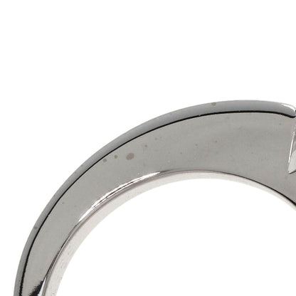 CARTIER   Ring Date with Diamond #48 K18 White Gold Ladies