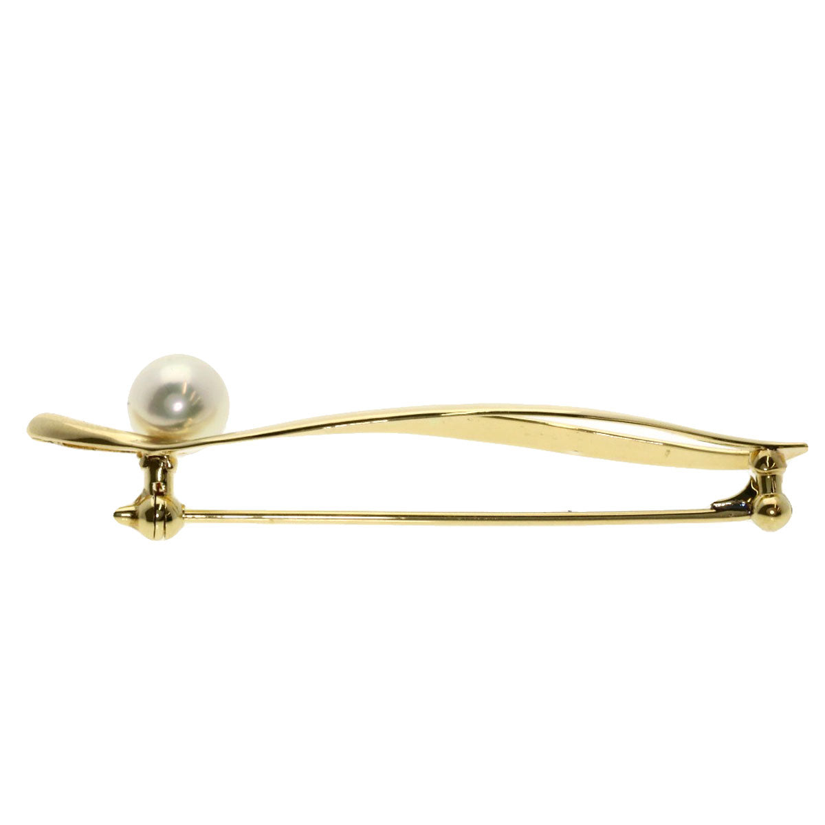 MIKIMOTO   Brooch Pearl Pearl K14 Yellow Gold Ladies