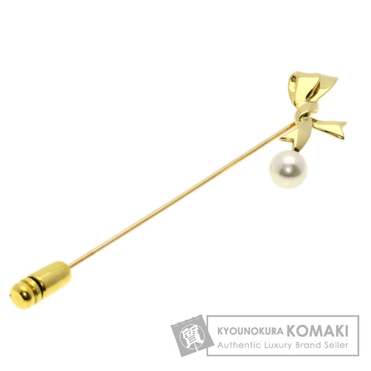 MIKIMOTO   Brooch Akoya Pearl Pearl Pin Brooch K18 Yellow Gold Ladies