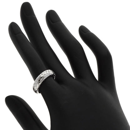 HERMES Touboo Wave #50 Ring K18 White Gold Ladies [Used]