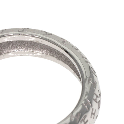HERMES Touboo Wave #50 Ring K18 White Gold Ladies [Used]