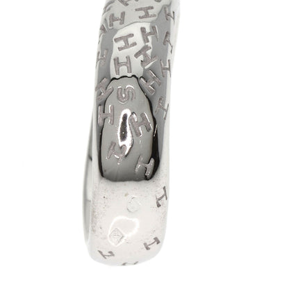 HERMES Touboo Wave #50 Ring K18 White Gold Ladies [Used]
