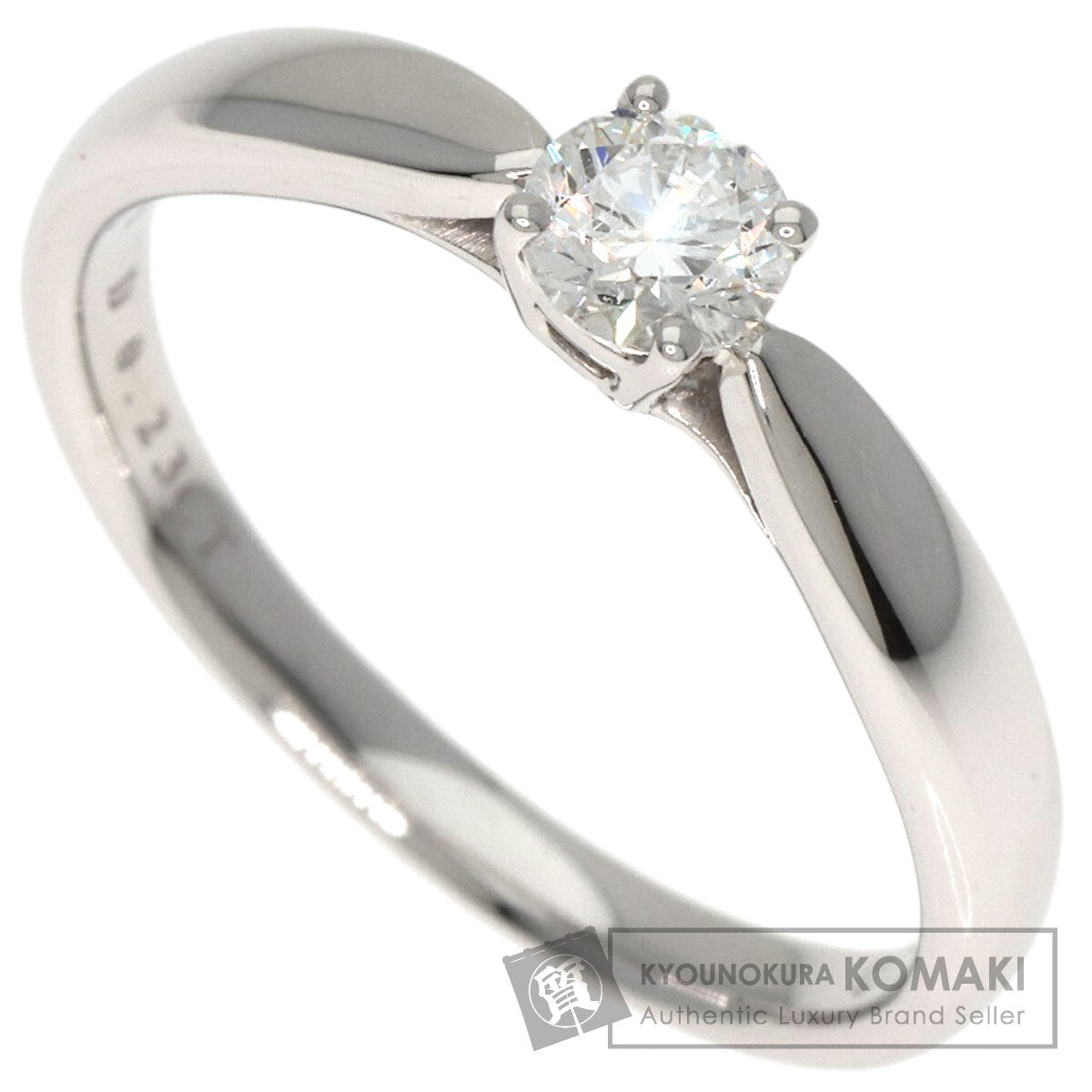 TIFFANY&Co. Harmony Solitaire Diamond Ring Platinum PT950 Ladies [Used]