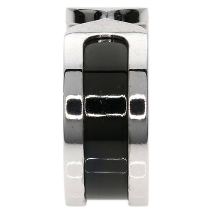 CARTIER   Ring C2 Black Lacquer #51 K18 White Gold Ladies