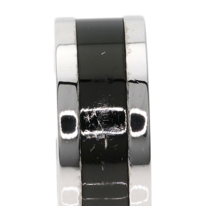 CARTIER   Ring C2 Black Lacquer #51 K18 White Gold Ladies