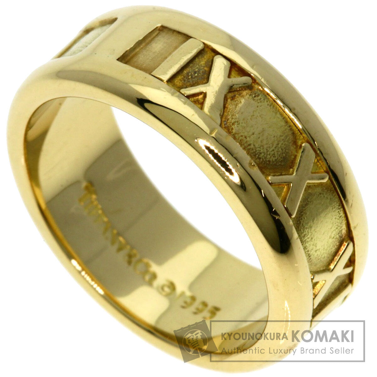 TIFFANY&Co.   Ring Atlas K18 Yellow Gold Ladies