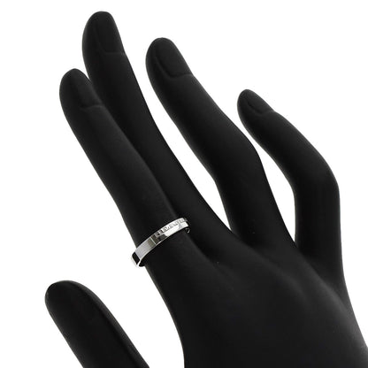 HERMES Wedding Band #49 Ring K18 White Gold Ladies [Used]