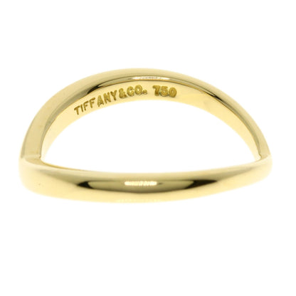 TIFFANY&Co.   Ring V band K18 Yellow Gold Ladies