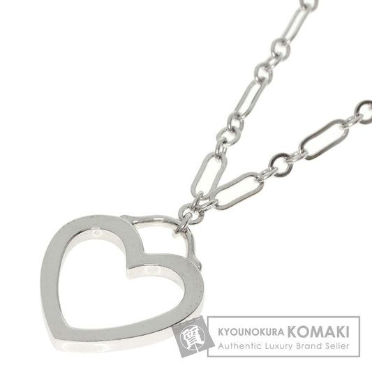 TIFFANY&Co.   Necklace Sentimental heart K18 White Gold Ladies