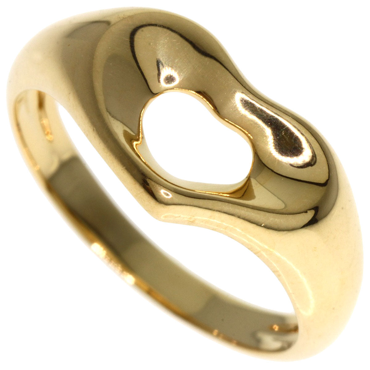 TIFFANY&Co.   Ring Open heart K18 Yellow Gold Ladies