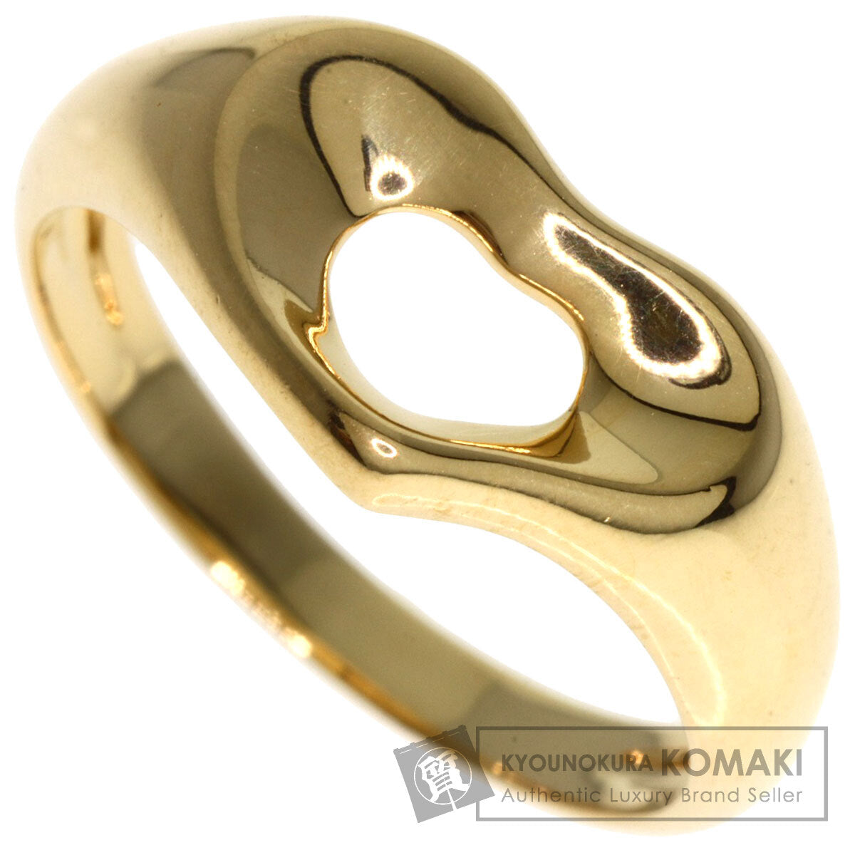 TIFFANY&Co.   Ring Open heart K18 Yellow Gold Ladies