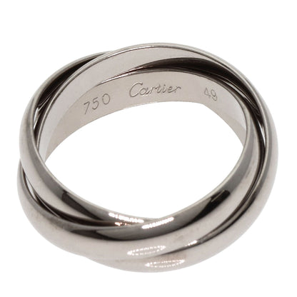 CARTIER   Ring Trinity #49 K18 White Gold Ladies