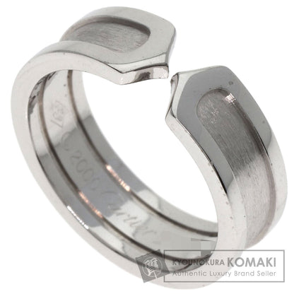 CARTIER   Ring C2 Ring SM #54 K18 White Gold Ladies
