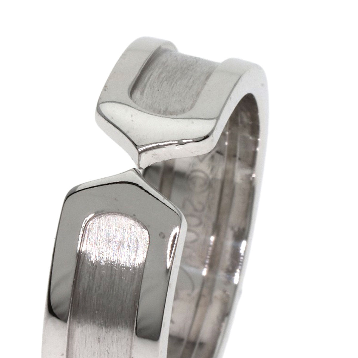 CARTIER   Ring C2 Ring SM #54 K18 White Gold Ladies