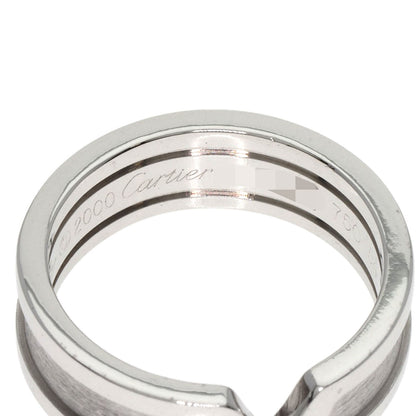 CARTIER   Ring C2 Ring SM #54 K18 White Gold Ladies