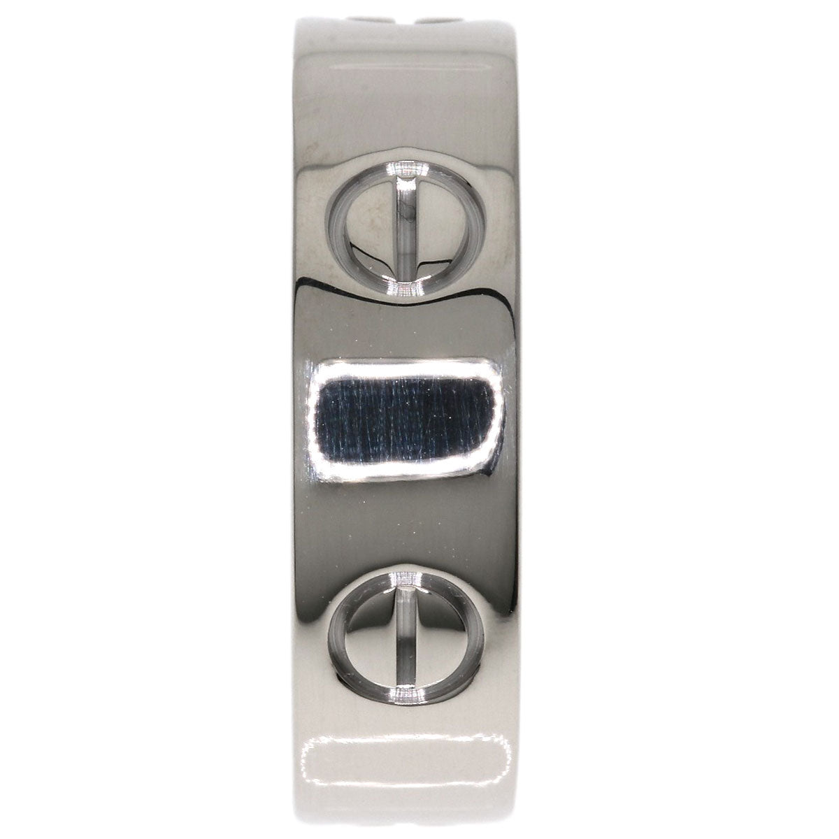 CARTIER love ring #59 Ring K18 White Gold Ladies [Used]