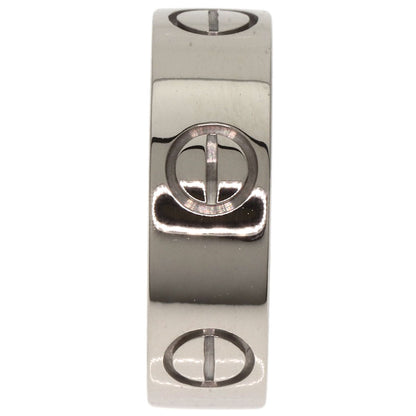 CARTIER love ring #48 Ring K18 White Gold Ladies [Used]