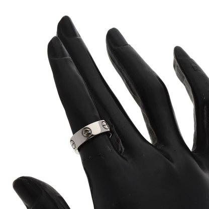 CARTIER love ring #48 Ring K18 White Gold Ladies [Used]