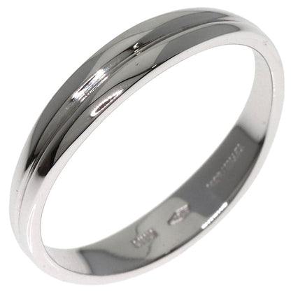 TIFFANY&Co. Double Wave Ring K18 White Gold Ladies [Used]