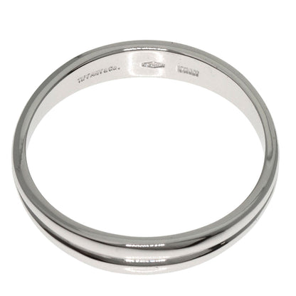 TIFFANY&Co. Double Wave Ring K18 White Gold Ladies [Used]