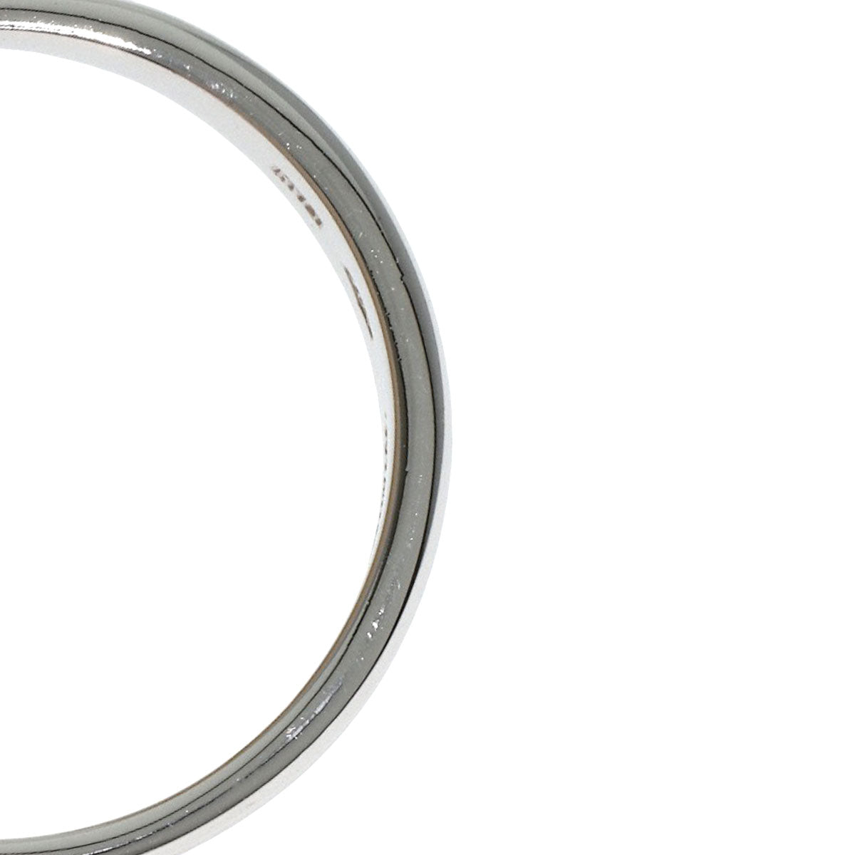 TIFFANY&Co. Double Wave Ring K18 White Gold Ladies [Used]