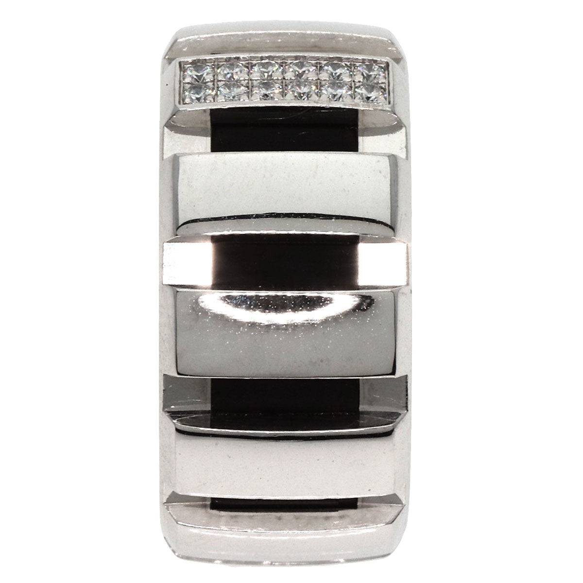 Chaumet   Ring Class One Diamond MM K18 White Gold Ladies