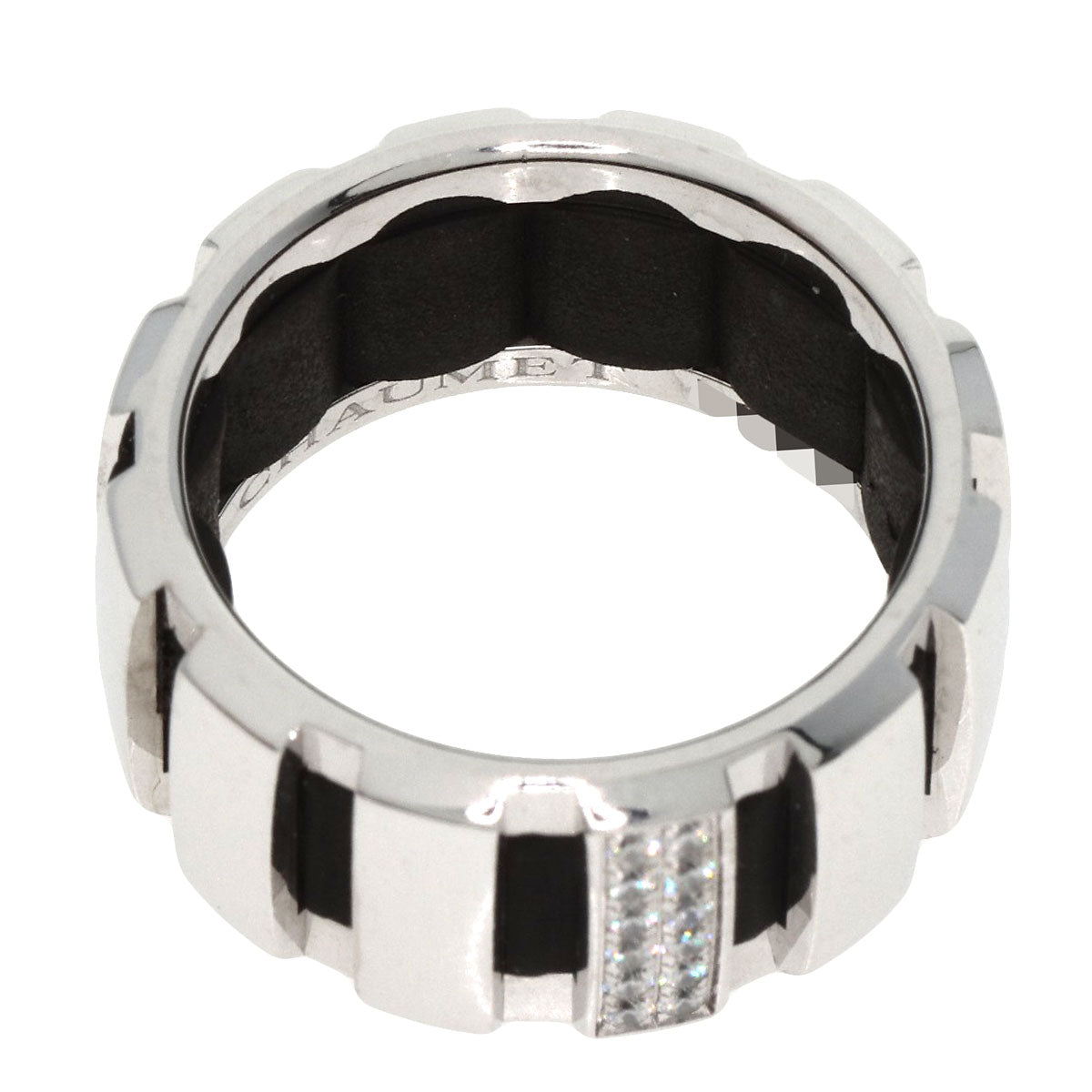 Chaumet   Ring Class One Diamond MM K18 White Gold Ladies