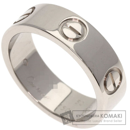 CARTIER   Ring love ring #50 K18 White Gold Ladies