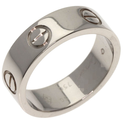 CARTIER   Ring love ring #50 K18 White Gold Ladies
