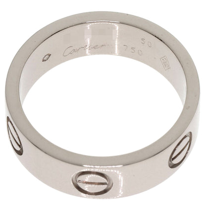 CARTIER   Ring love ring #50 K18 White Gold Ladies