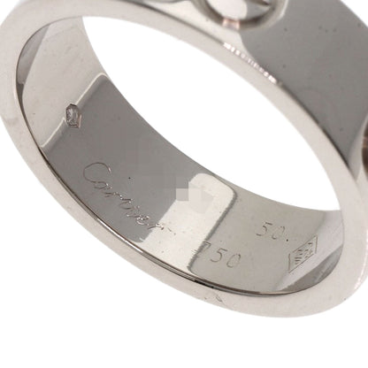 CARTIER   Ring love ring #50 K18 White Gold Ladies