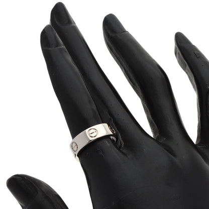 CARTIER   Ring love ring #50 K18 White Gold Ladies