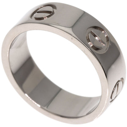 CARTIER   Ring love ring #48 K18 White Gold Ladies