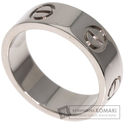 CARTIER   Ring love ring #48 K18 White Gold Ladies