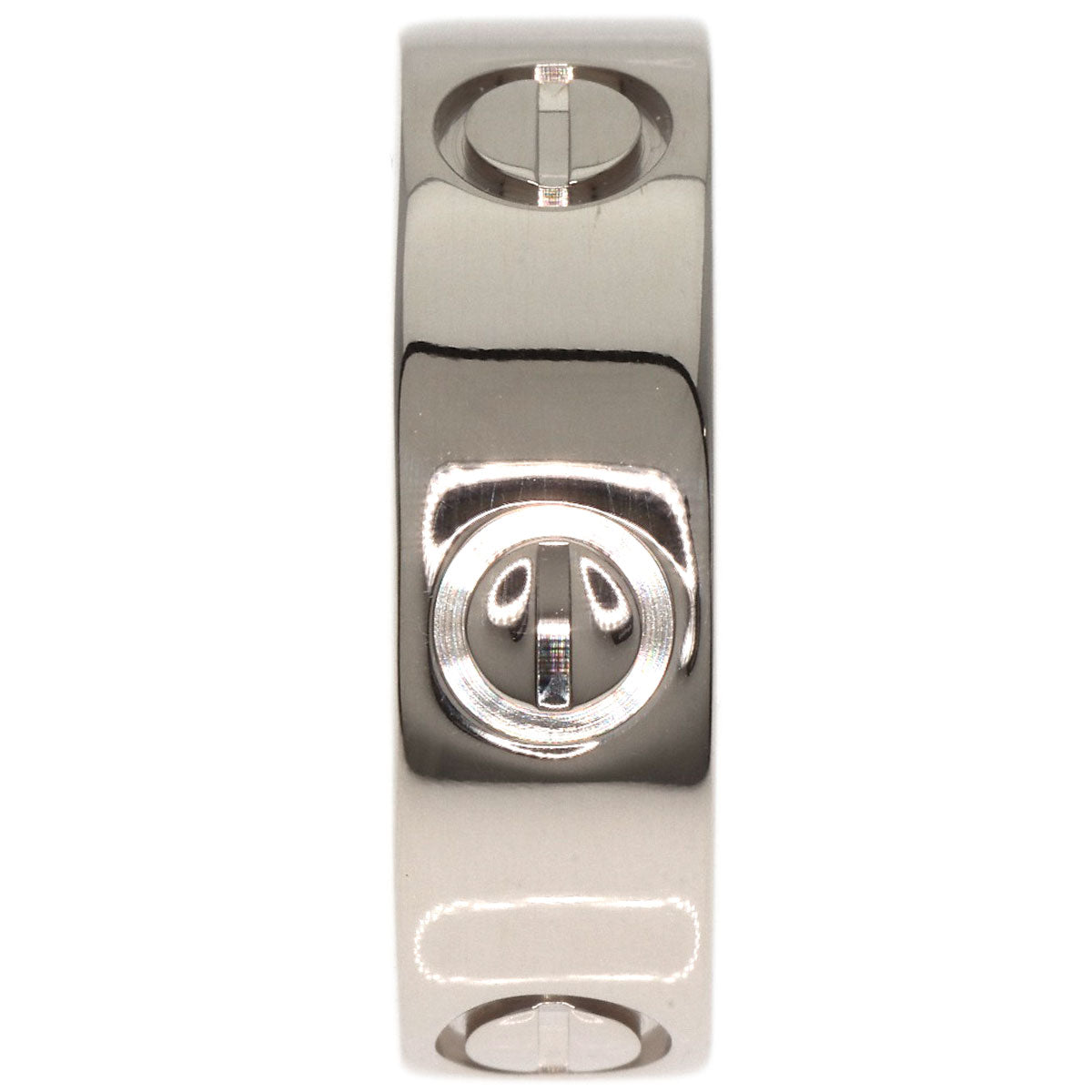 CARTIER   Ring love ring #48 K18 White Gold Ladies