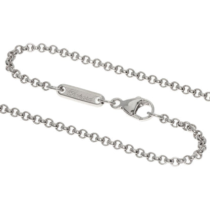 Chopard Happy diamond heart motif Necklace K18 White Gold Ladies [Used]