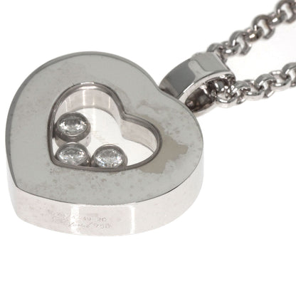 Chopard Happy diamond heart motif Necklace K18 White Gold Ladies [Used]