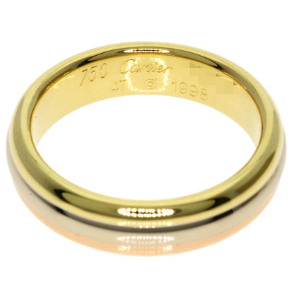 CARTIER Three colors # 47 Ring K18 Yellow Gold K18 White GoldLadies [Used]