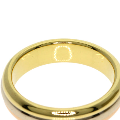 CARTIER Three colors # 47 Ring K18 Yellow Gold K18 White GoldLadies [Used]